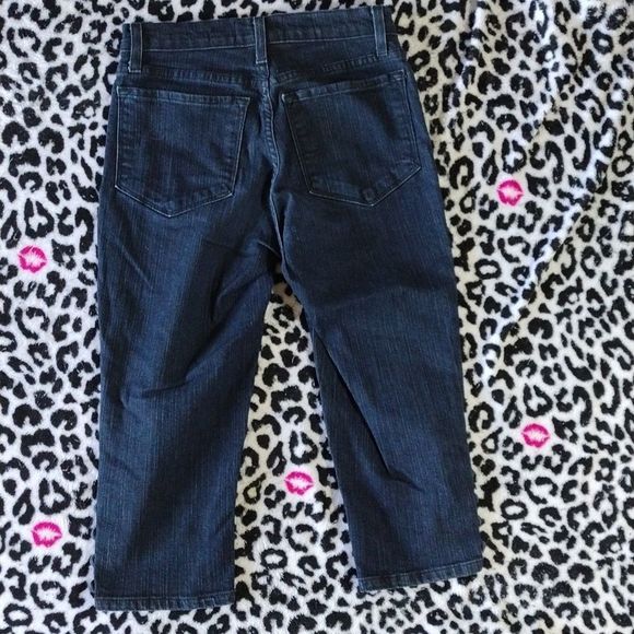 NYDJ Cotton Cropped Button Hem Denim Jeans - Picture 5 of 14